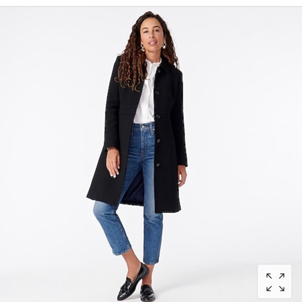 J Crew Lady day coat, 00p